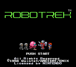 Robotrek (USA) Title Screen